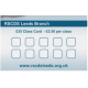 Leeds Branch Class Card